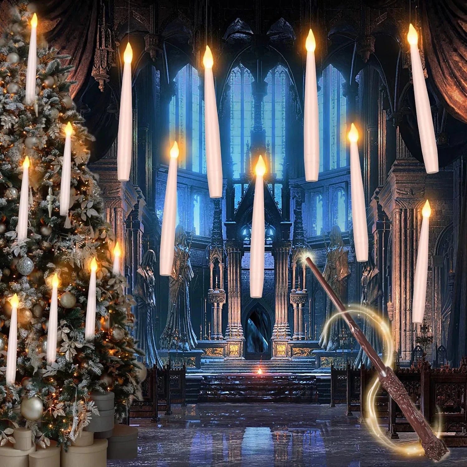 [GOLD] Spellglow Floating Candles