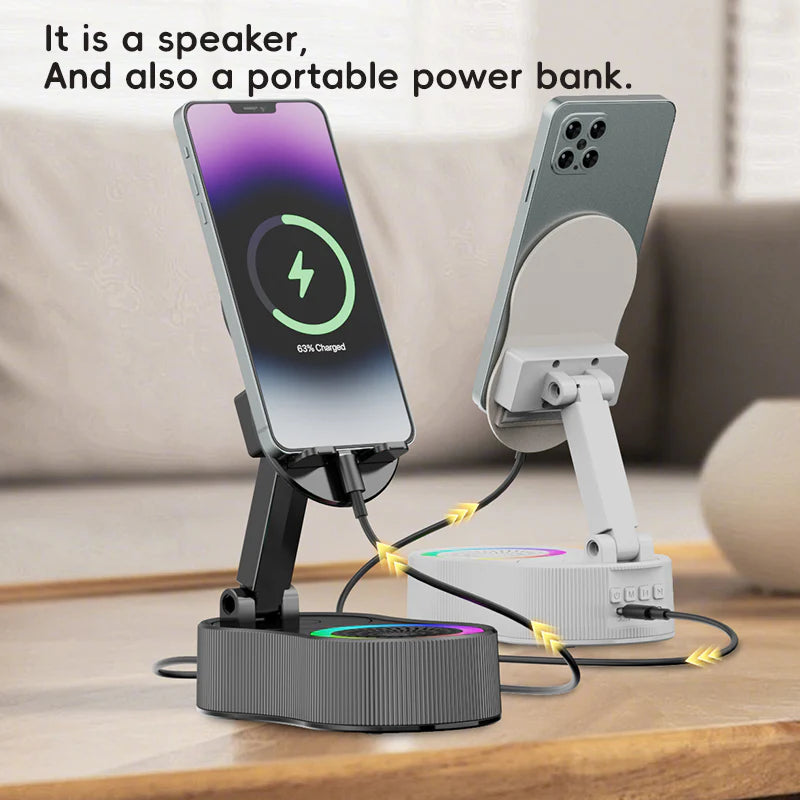 [GOLD] Sonicdrop Dock – No-Pair Magic Speaker & Charging Stand