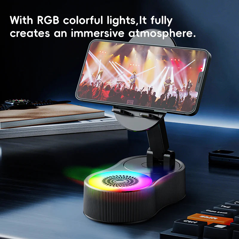 [GOLD] Sonicdrop Dock – No-Pair Magic Speaker & Charging Stand