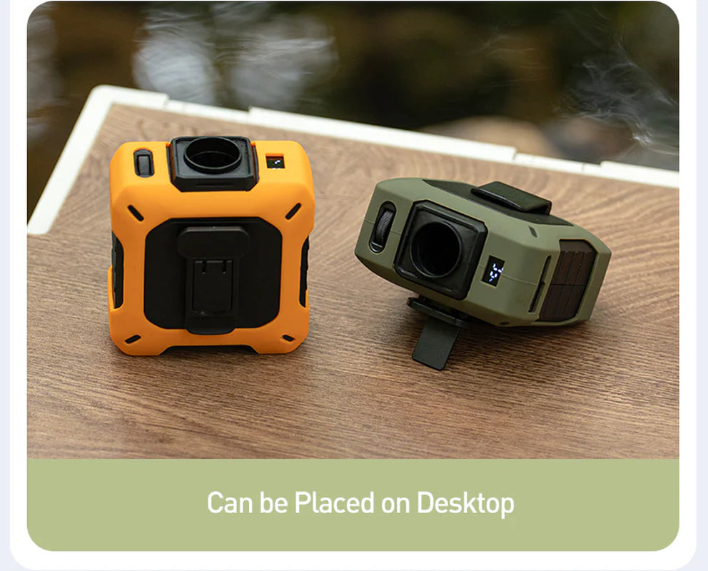 [GOLD] Coolbelt Pro – Wearable Waist Fan & Power Bank with Desktop Stand