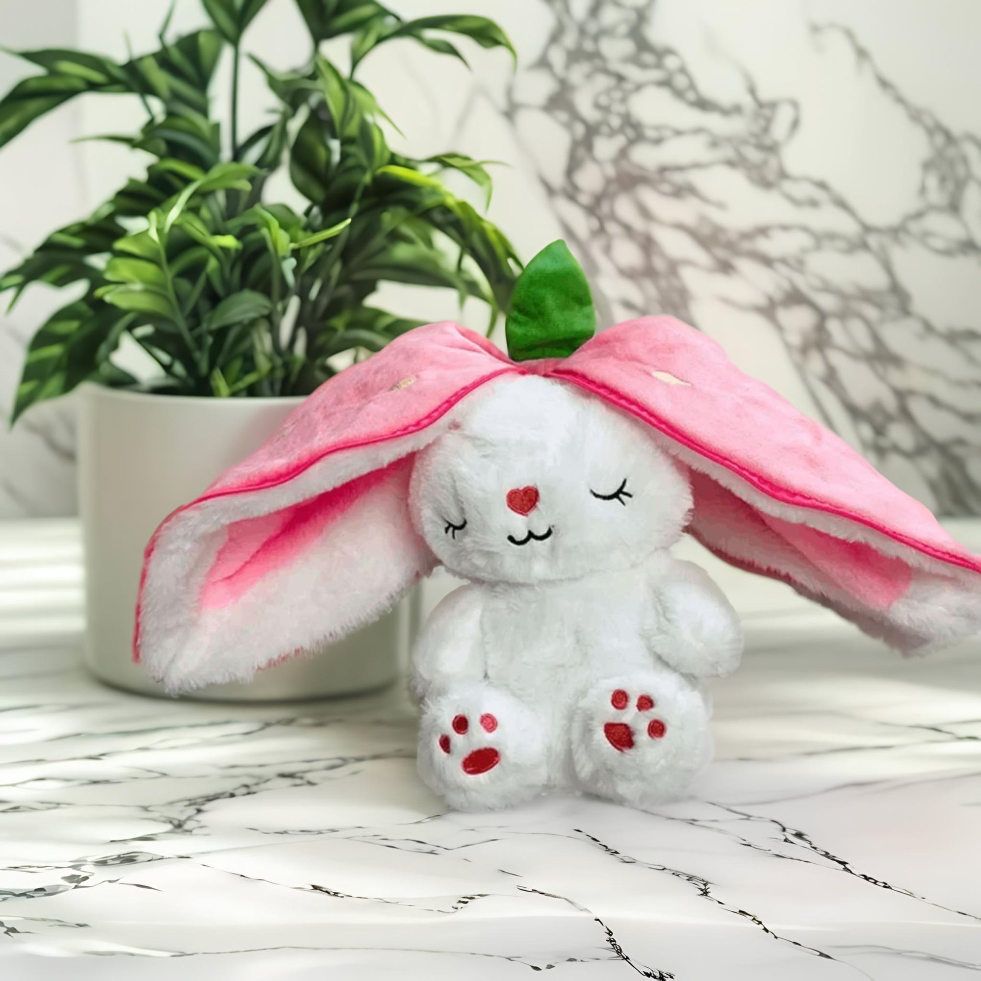 Breathing Light Bunny Plush Toy – Musical & Soft Sleep Doll for Kids