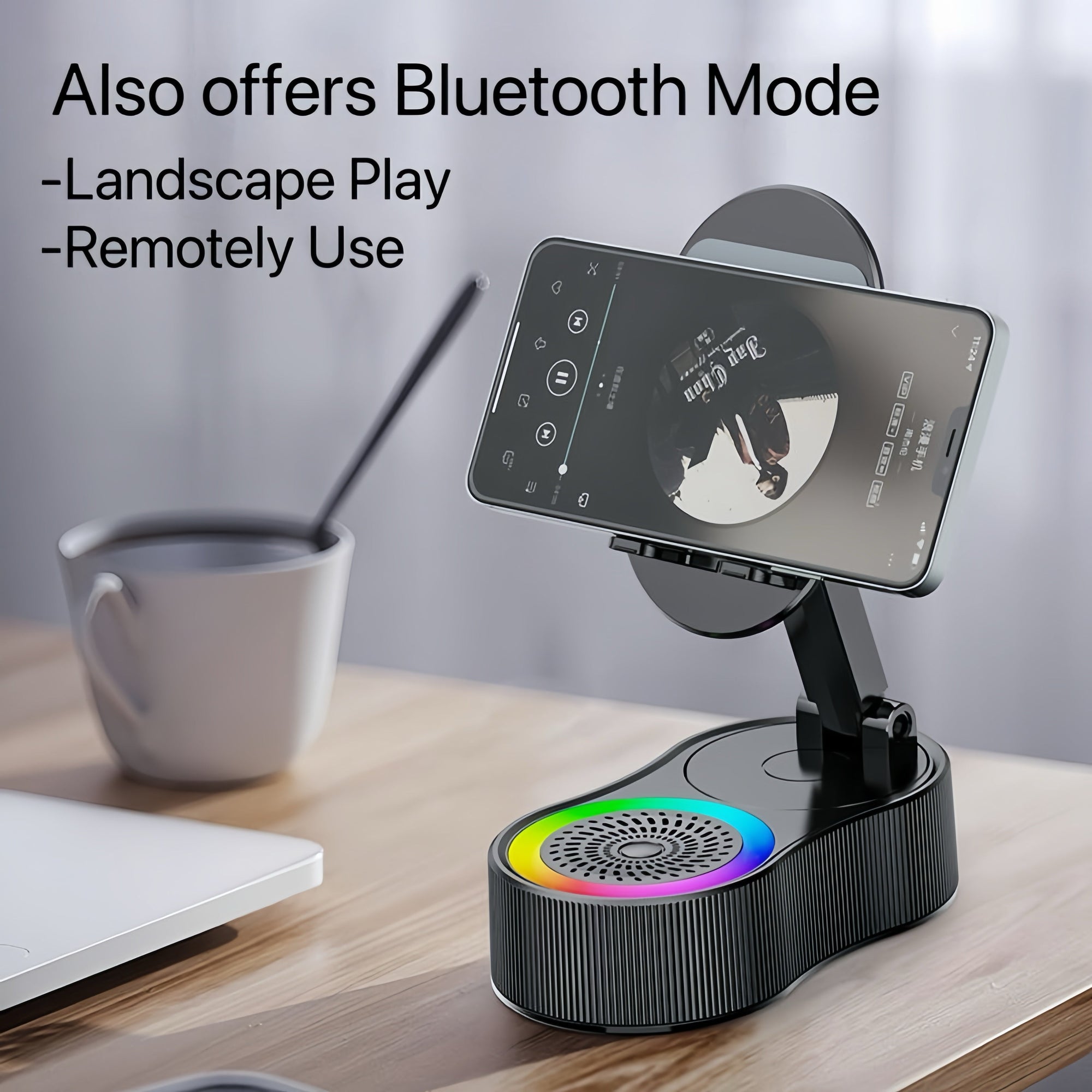 [GOLD] Sonicdrop Dock – No-Pair Magic Speaker & Charging Stand