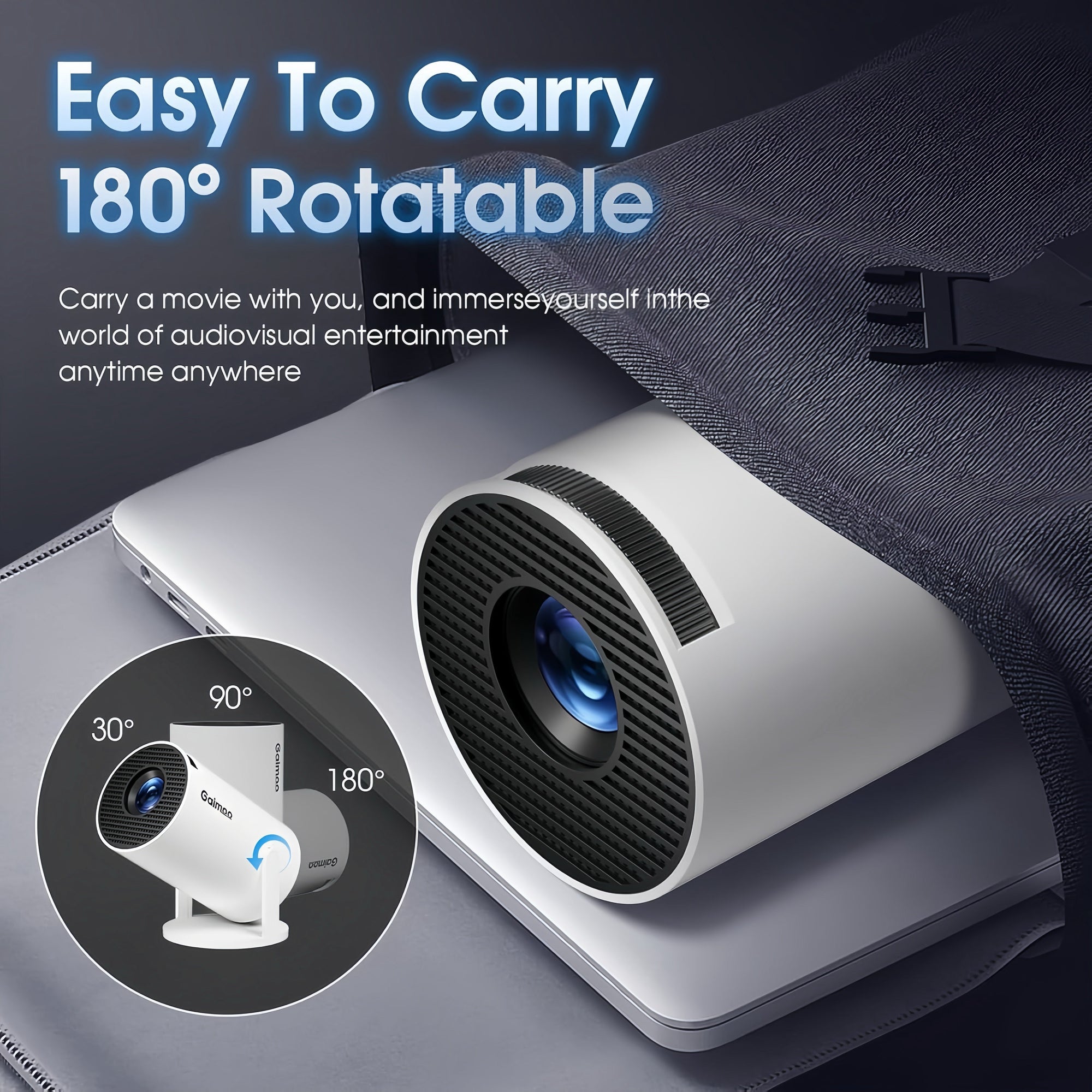 [GOLD] Pocketbeam Smart 180° Projector