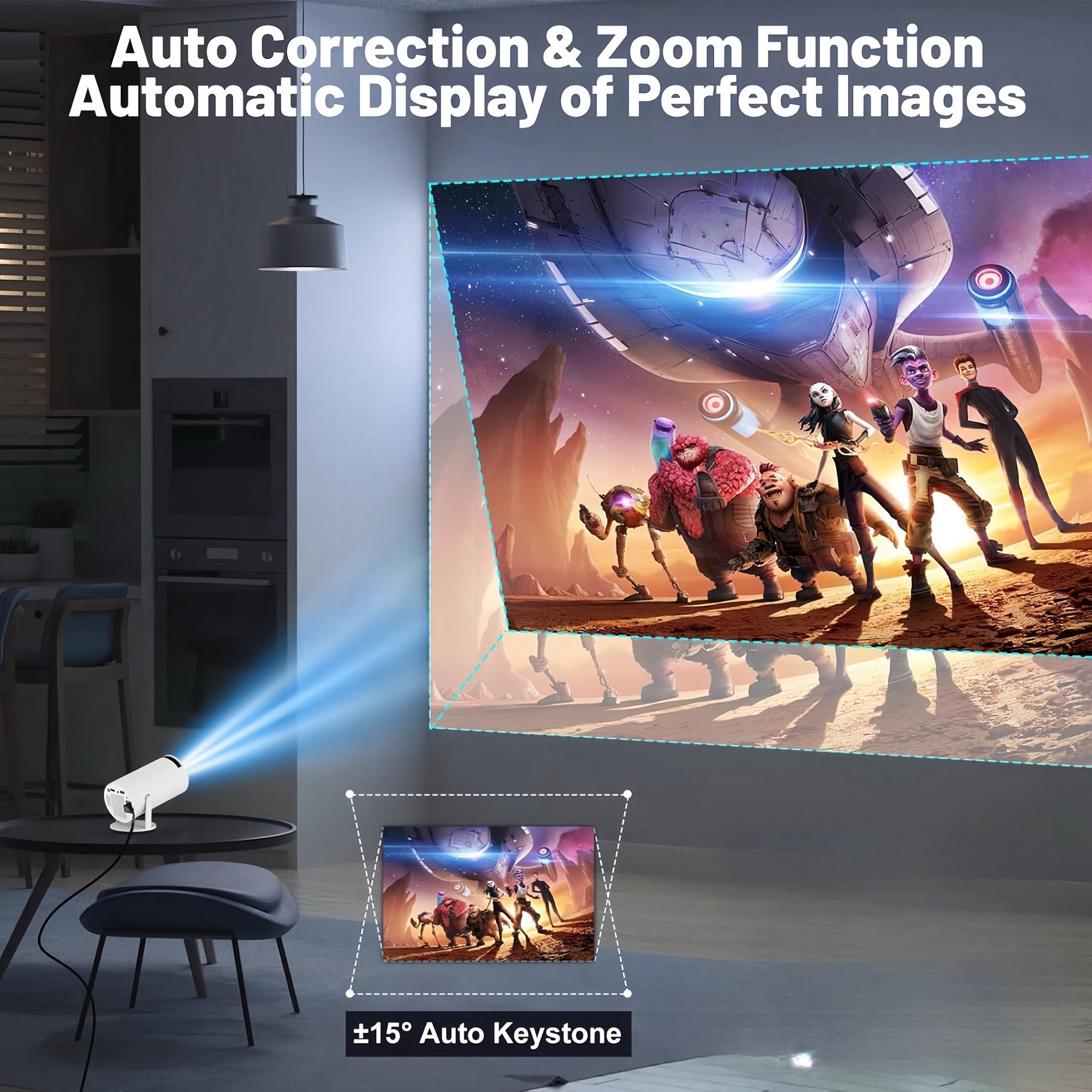 [GOLD] Pocketbeam Smart 180° Projector