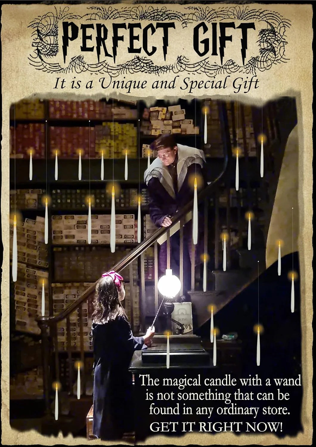 [GOLD] Spellglow Floating Candles