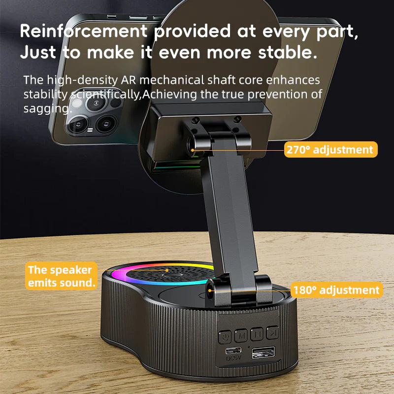 [GOLD] Sonicdrop Dock – No-Pair Magic Speaker & Charging Stand