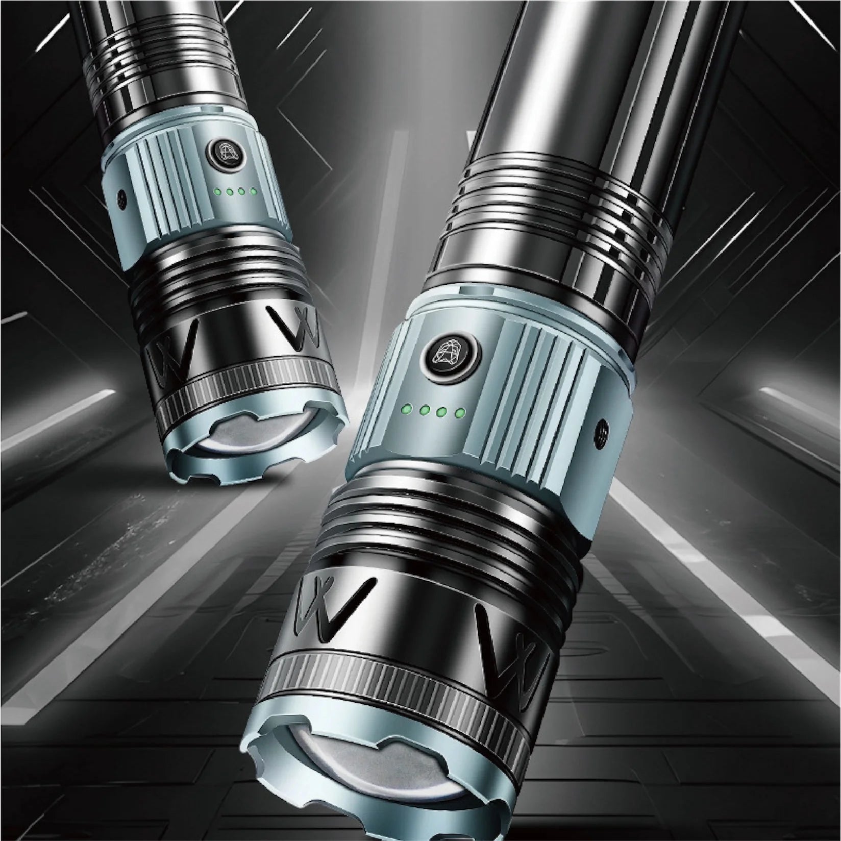 [GOLD] Torchmaster X9 Multi-Mode Tactical Flashlight