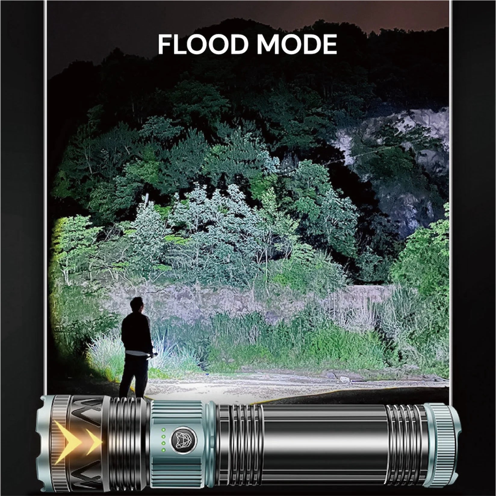 [GOLD] Torchmaster X9 Multi-Mode Tactical Flashlight